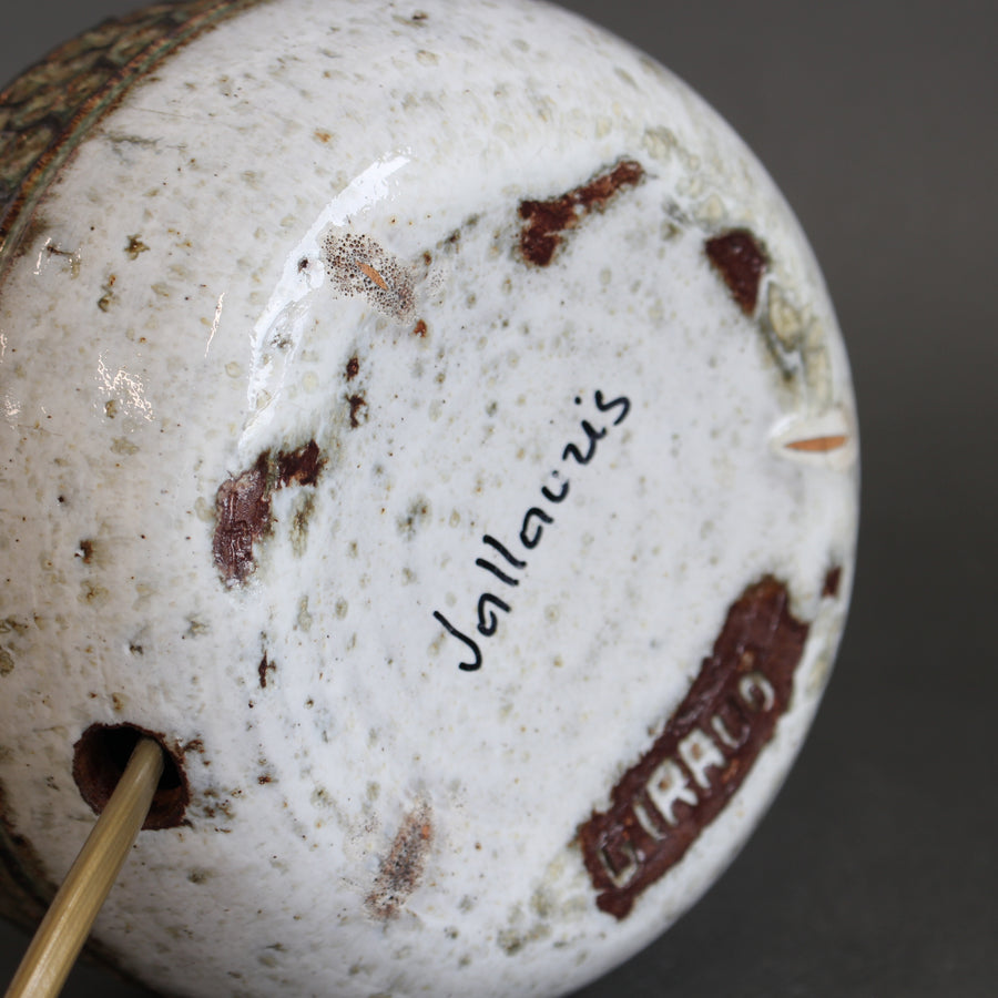 Vintage French Ceramic Table Lamp by Marcel Giraud (circa 1960s)