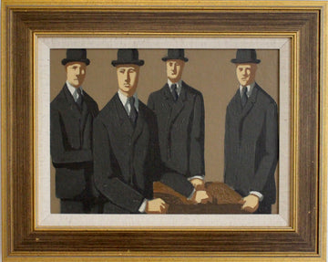 'Men in Suits and Bowlers' by Michel Néron (1977)