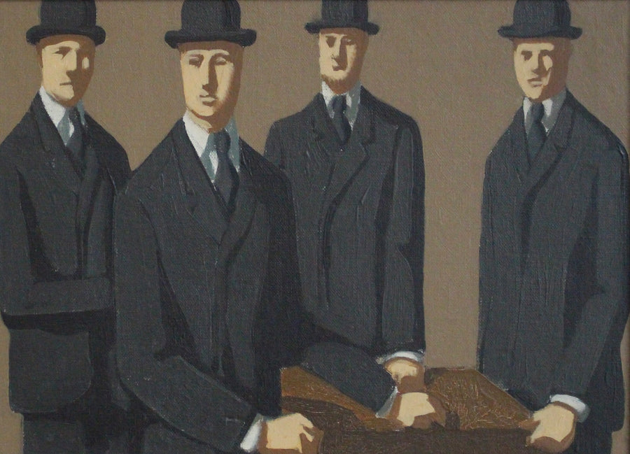 'Men in Suits and Bowlers' by Michel Néron (1977)