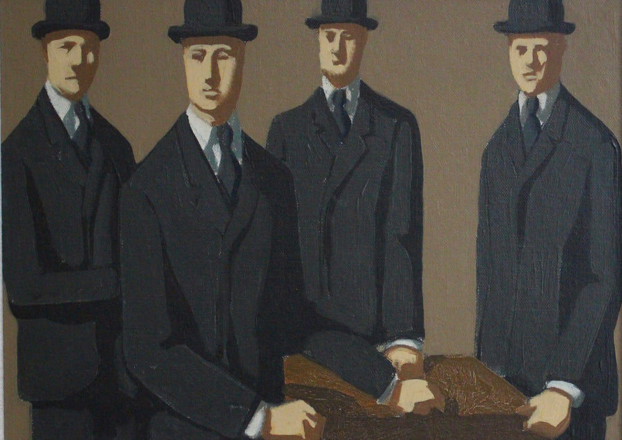 'Men in Suits and Bowlers' by Michel Néron (1977)