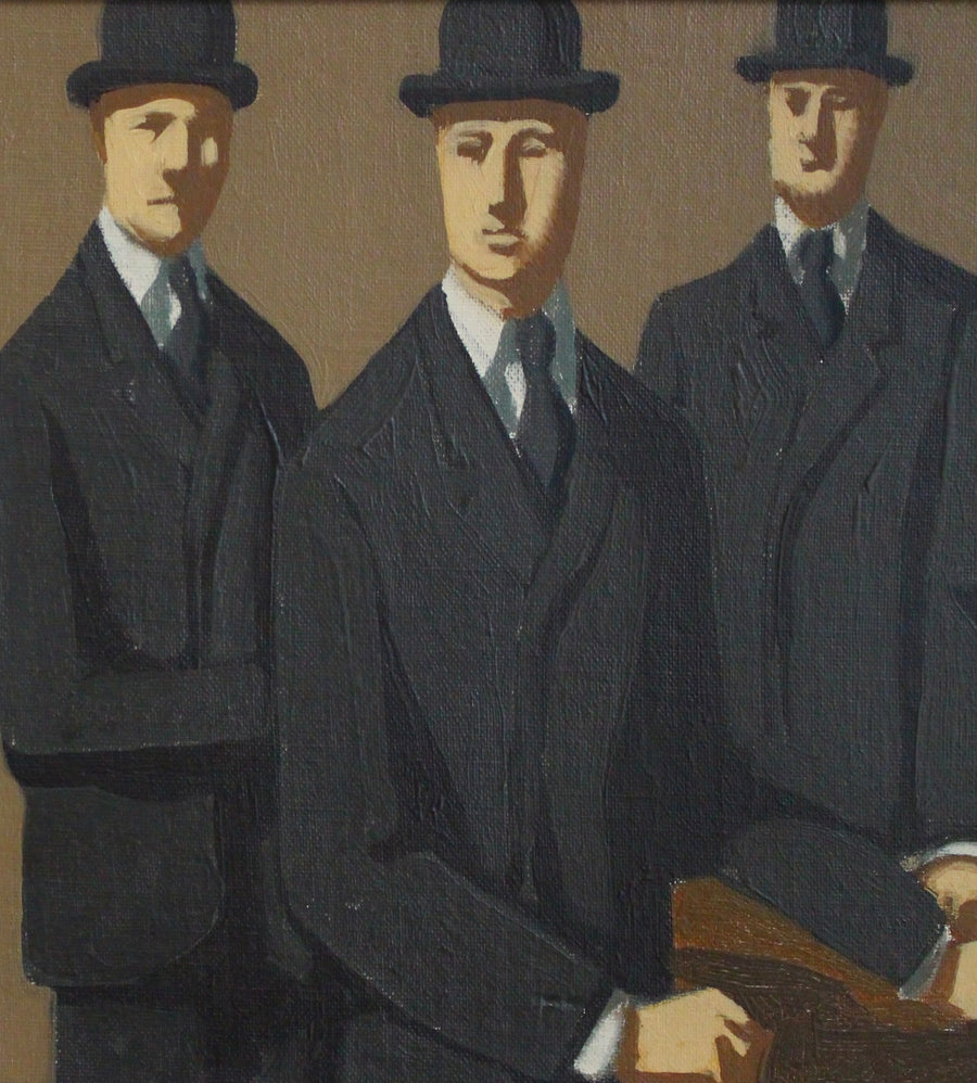'Men in Suits and Bowlers' by Michel Néron (1977)