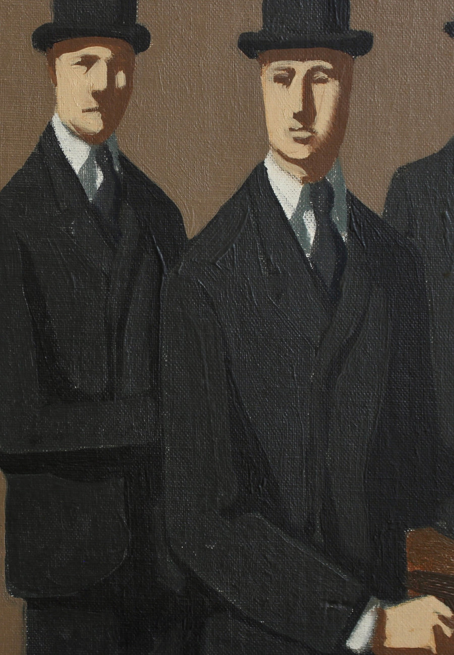 'Men in Suits and Bowlers' by Michel Néron (1977)