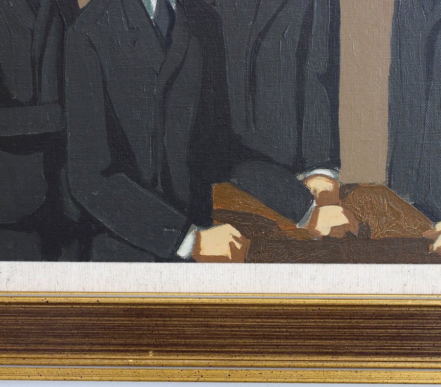 'Men in Suits and Bowlers' by Michel Néron (1977)