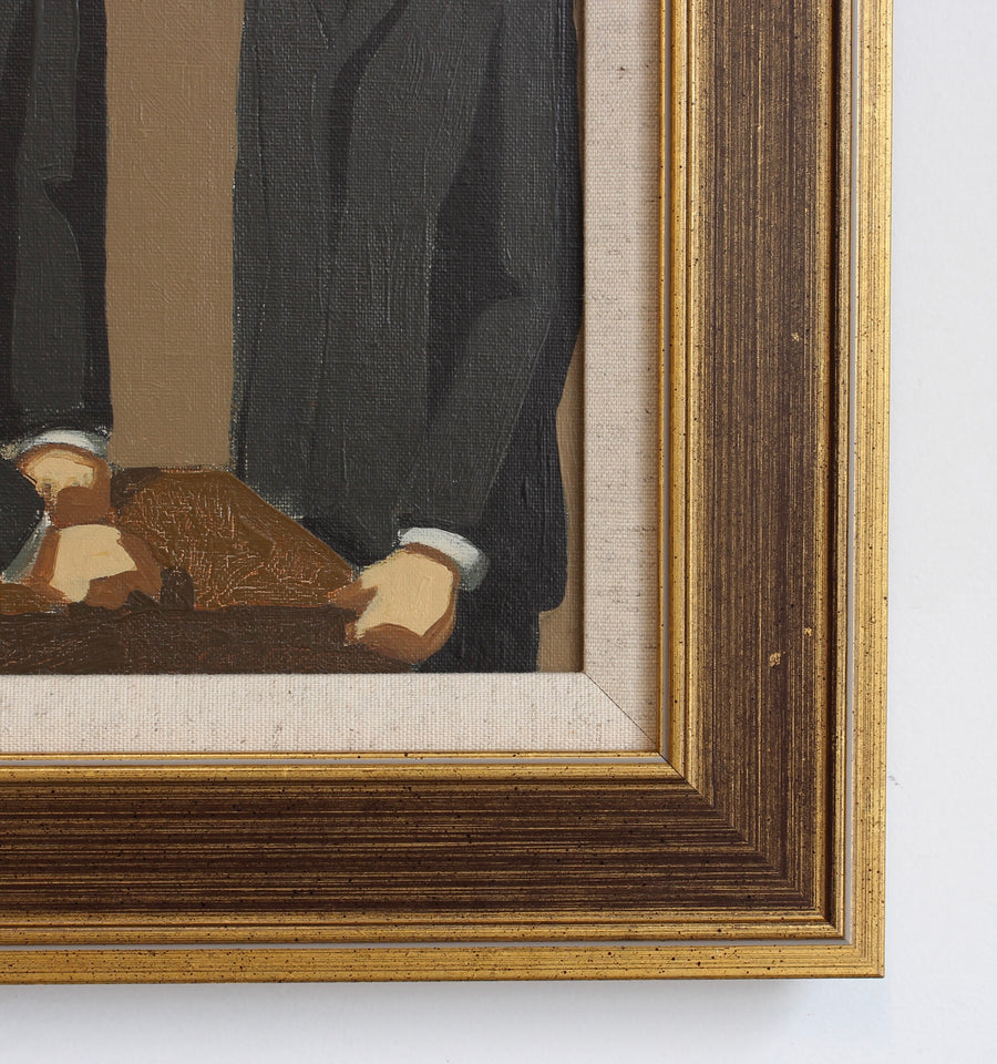 'Men in Suits and Bowlers' by Michel Néron (1977)