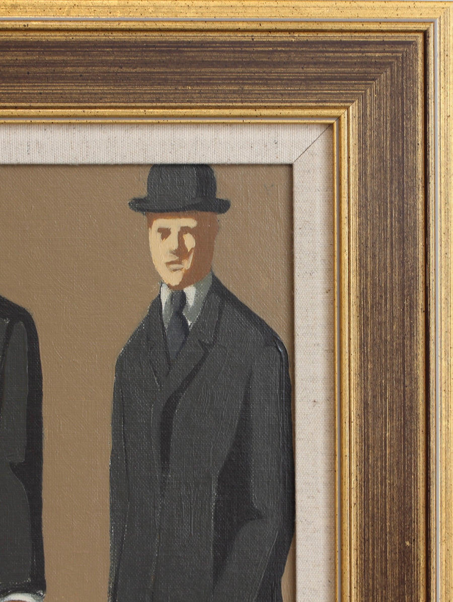 'Men in Suits and Bowlers' by Michel Néron (1977)