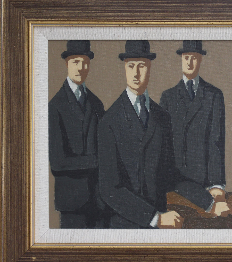 'Men in Suits and Bowlers' by Michel Néron (1977)