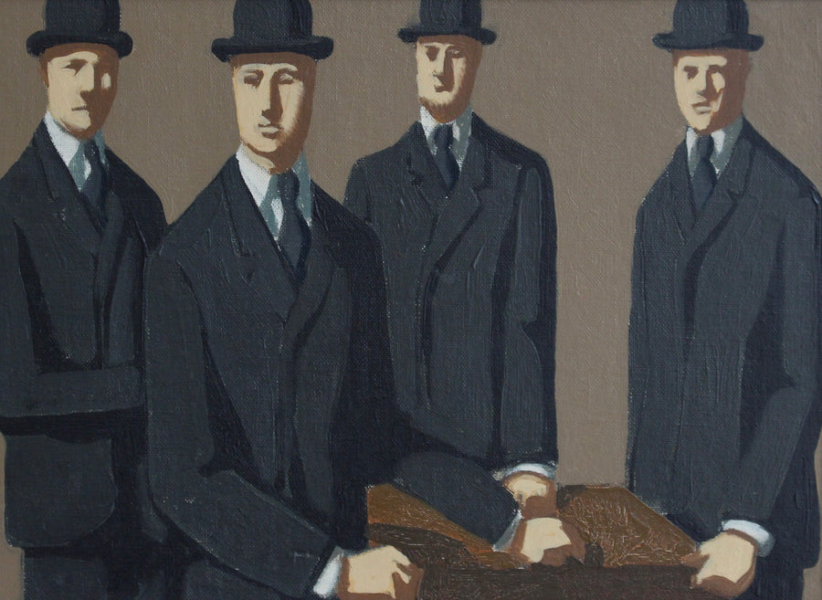 'Men in Suits and Bowlers' by Michel Néron (1977)