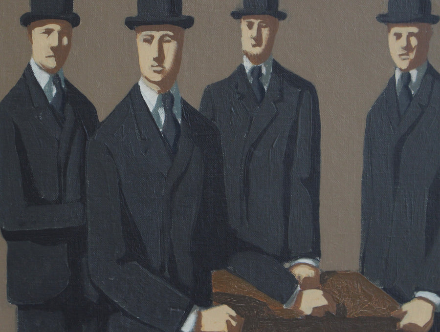 'Men in Suits and Bowlers' by Michel Néron (1977)