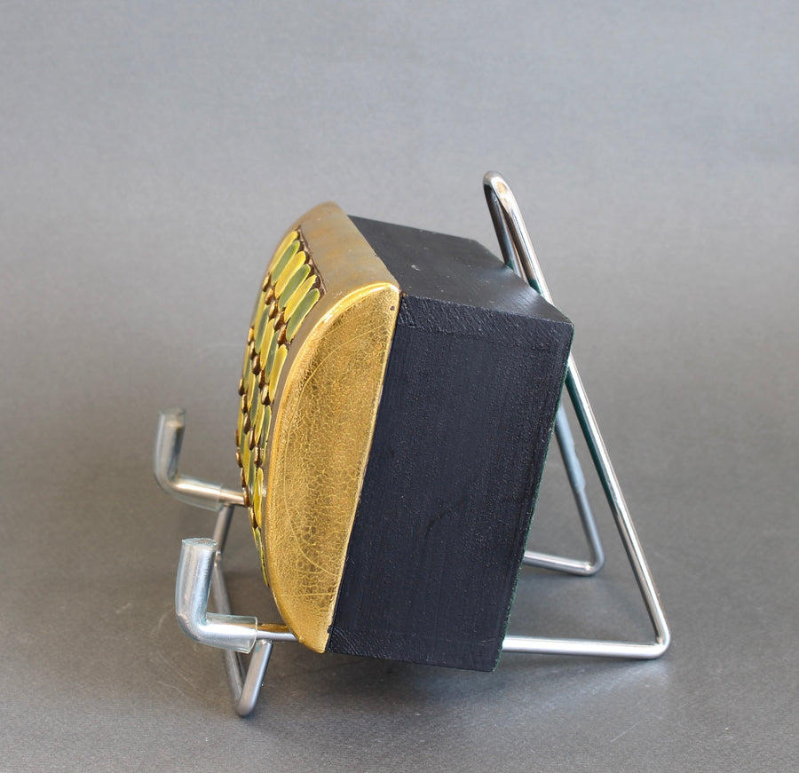 Jewellery Box with Decorative Ceramic Lid by Mithé Espelt (circa 1960s)