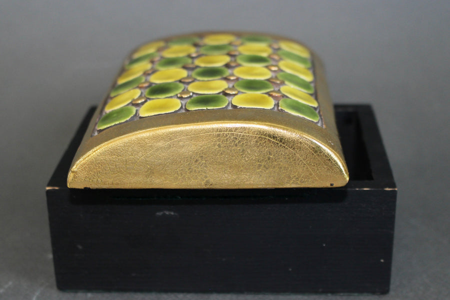 Jewellery Box with Decorative Ceramic Lid by Mithé Espelt (circa 1960s)