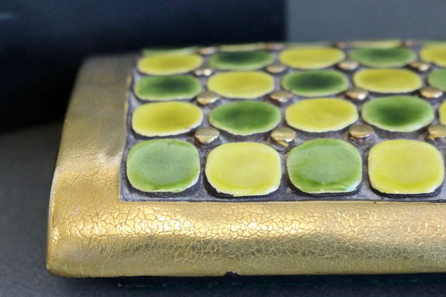 Jewellery Box with Decorative Ceramic Lid by Mithé Espelt (circa 1960s)