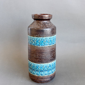 Mid-Century Italian Ceramic Trifoglio Range Vase by Aldo Londi for Bitossi (1964)