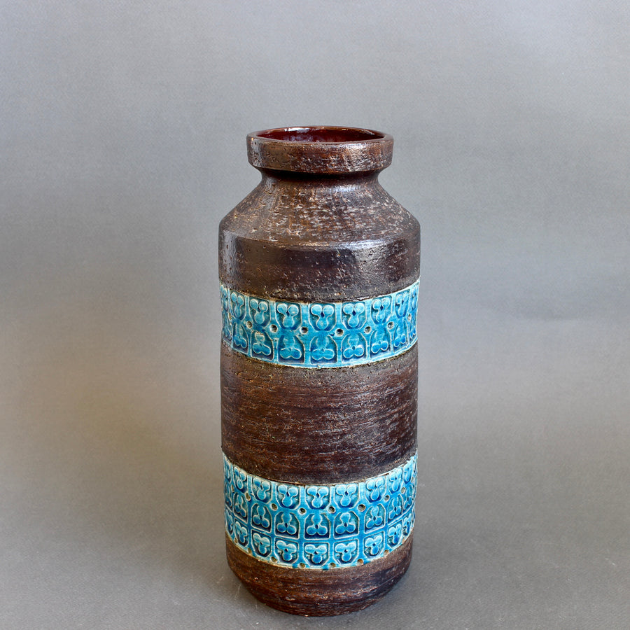 Mid-Century Italian Ceramic Trifoglio Range Vase by Aldo Londi for Bitossi (1964)