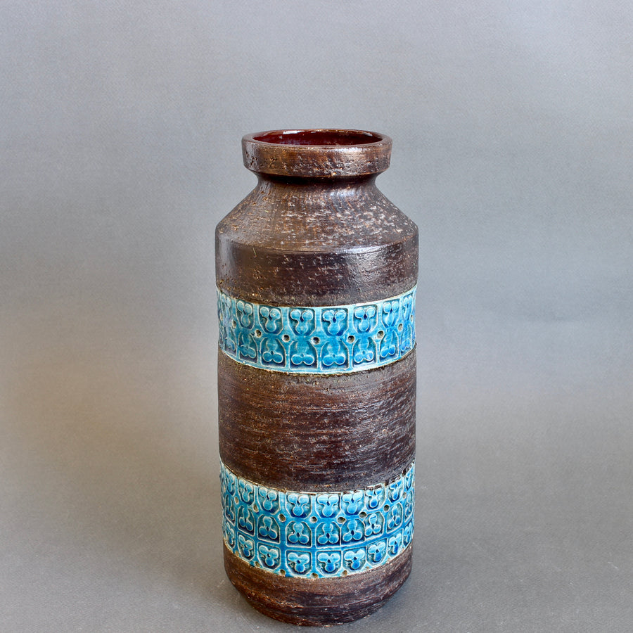 Mid-Century Italian Ceramic Trifoglio Range Vase by Aldo Londi for Bitossi (1964)