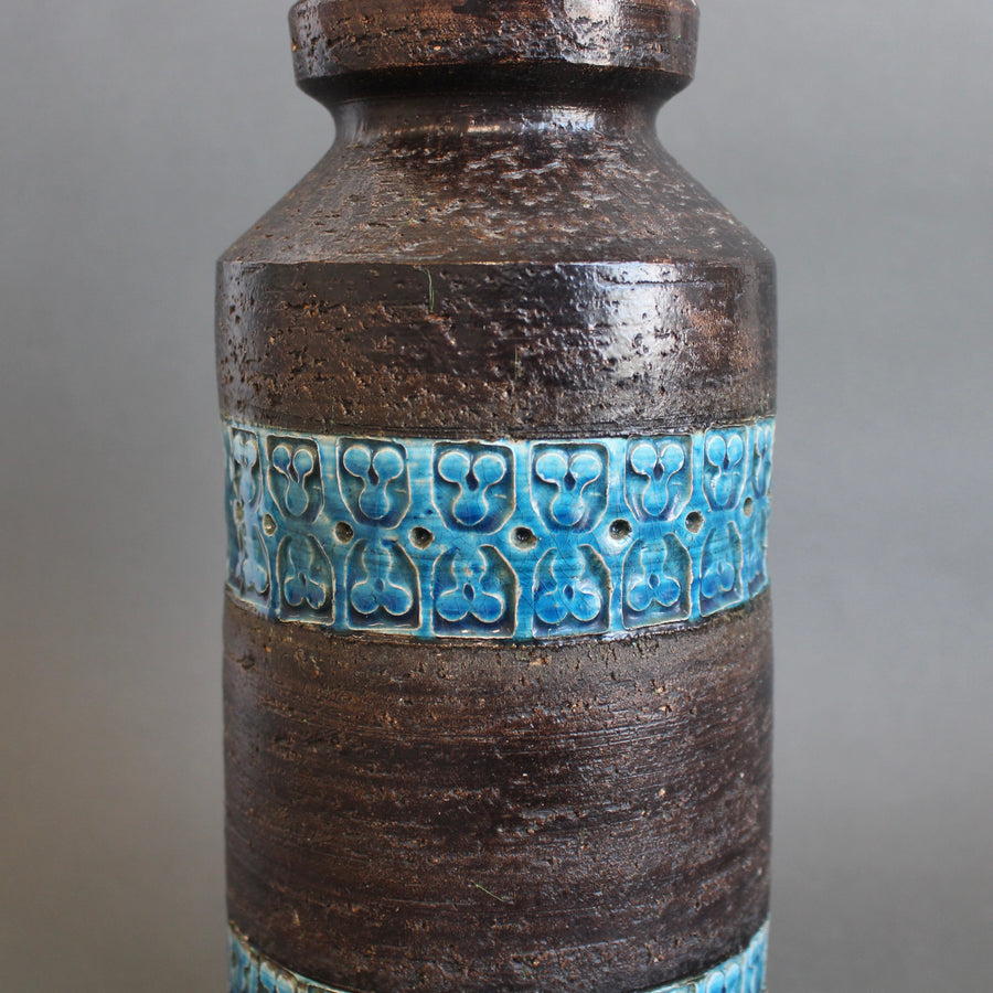 Mid-Century Italian Ceramic Trifoglio Range Vase by Aldo Londi for Bitossi (1964)