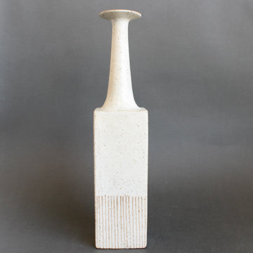 Vintage Italian Decorative Ceramic Bottle by Bruno Gambone (circa 1980s)