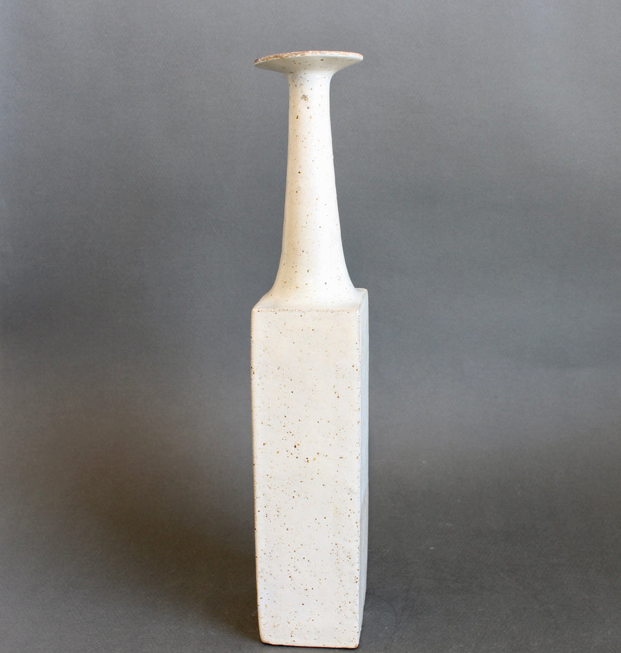 Vintage Italian Decorative Ceramic Bottle by Bruno Gambone (circa 1980s)