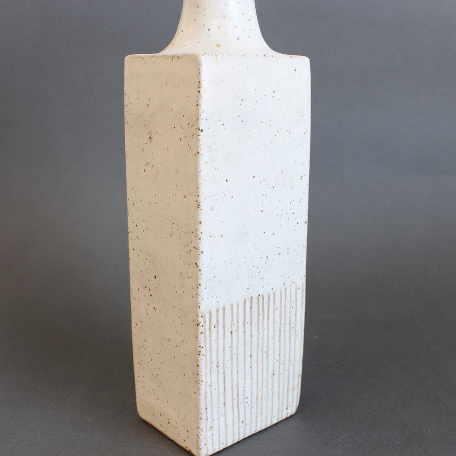 Vintage Italian Decorative Ceramic Bottle by Bruno Gambone (circa 1980s)
