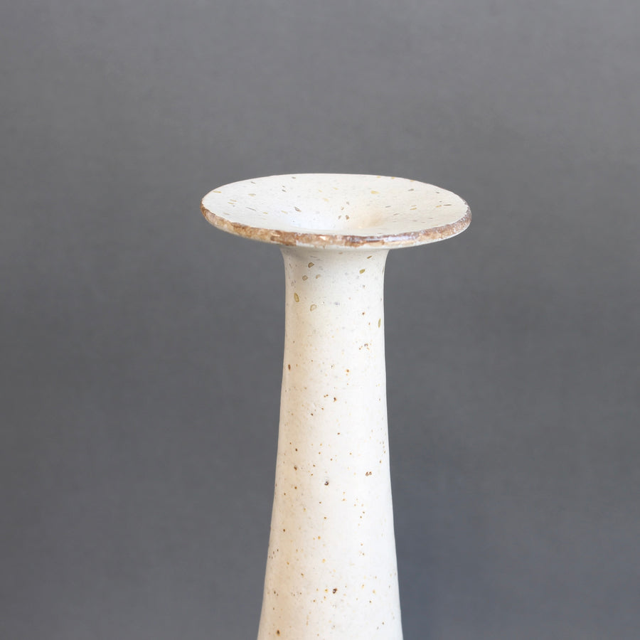 Vintage Italian Decorative Ceramic Bottle by Bruno Gambone (circa 1980s)