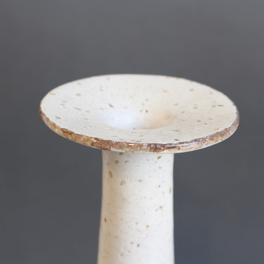Vintage Italian Decorative Ceramic Bottle by Bruno Gambone (circa 1980s)