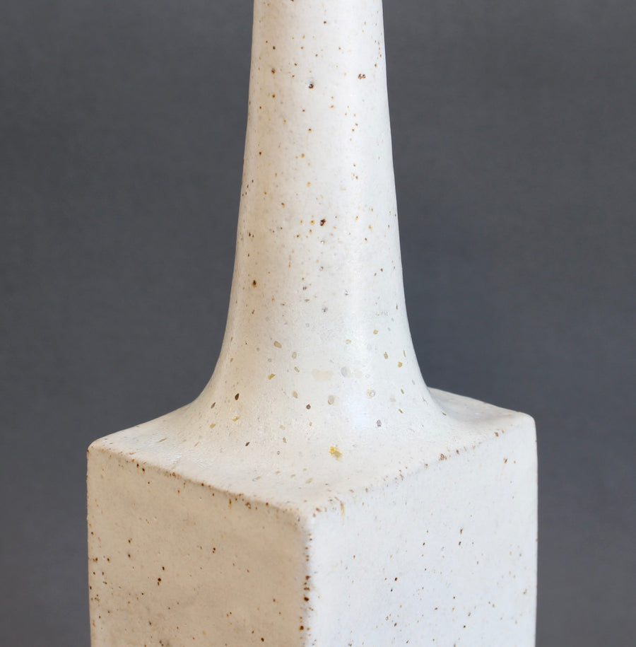 Vintage Italian Decorative Ceramic Bottle by Bruno Gambone (circa 1980s)