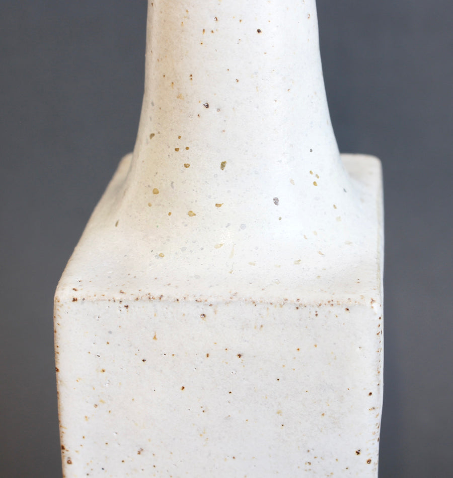 Vintage Italian Decorative Ceramic Bottle by Bruno Gambone (circa 1980s)