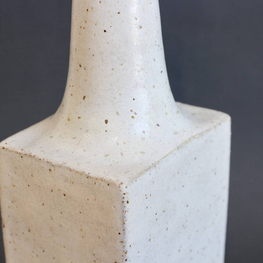 Vintage Italian Decorative Ceramic Bottle by Bruno Gambone (circa 1980s)