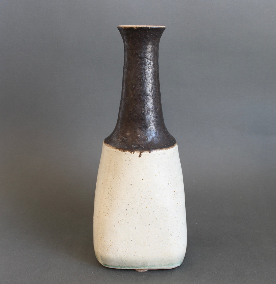 Vintage Italian Ceramic Vase by Bruno Gambone (circa 1980s)