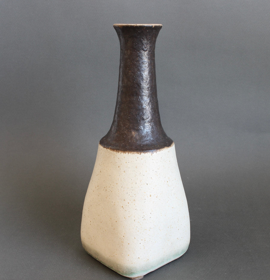 Vintage Italian Ceramic Vase by Bruno Gambone (circa 1980s)