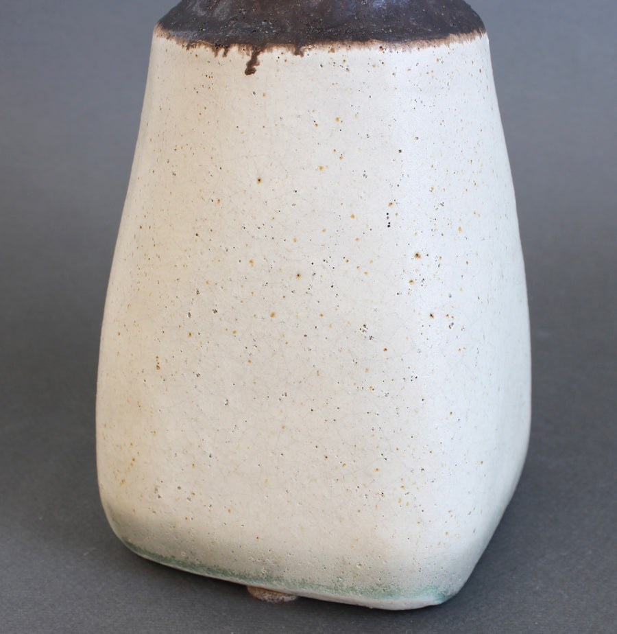 Vintage Italian Ceramic Vase by Bruno Gambone (circa 1980s)