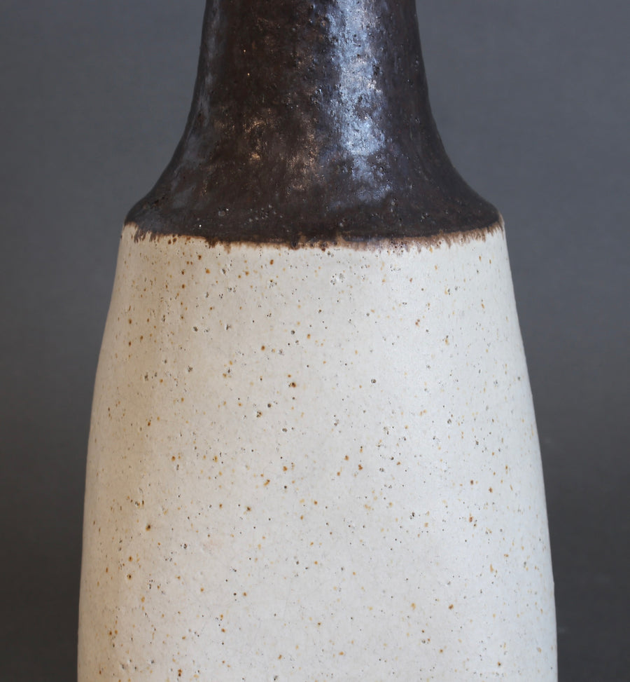 Vintage Italian Ceramic Vase by Bruno Gambone (circa 1980s)