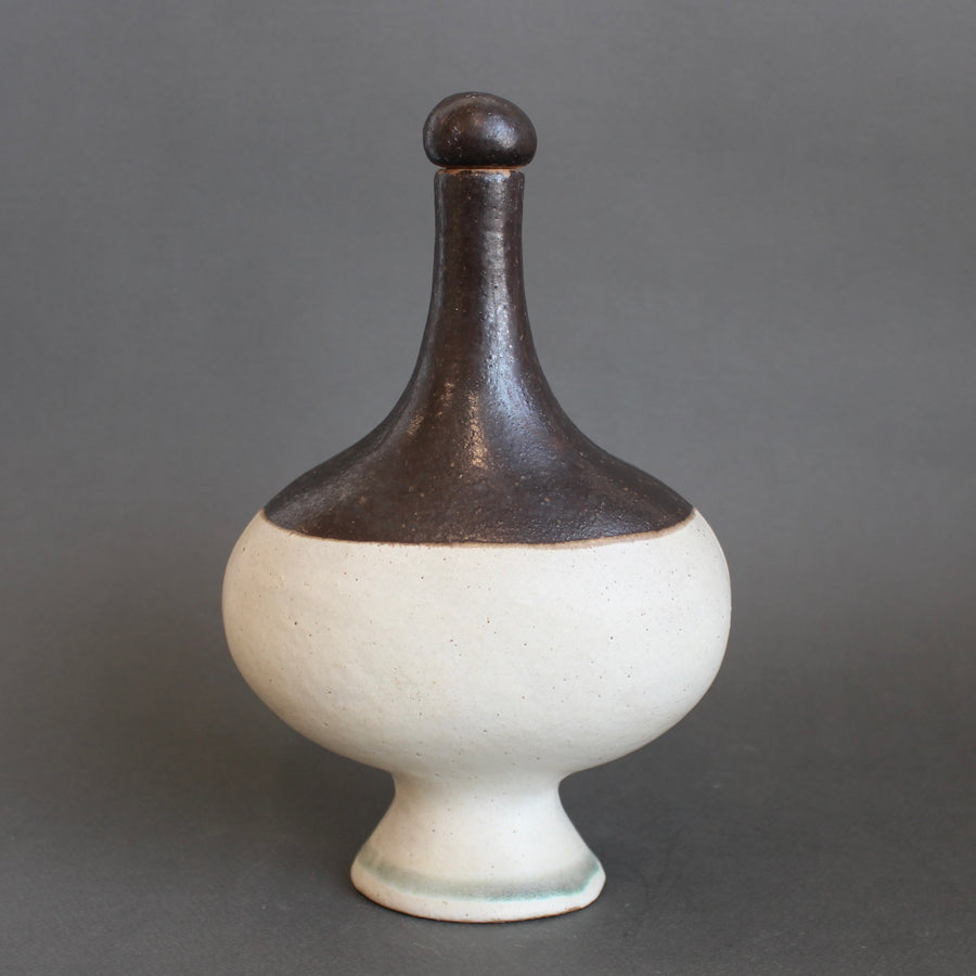 Vintage Italian Ceramic Amphora by Bruno Gambone (circa 1980s)
