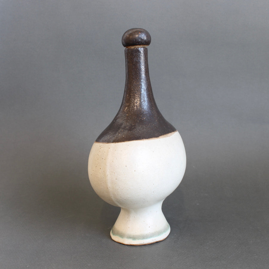 Vintage Italian Ceramic Amphora by Bruno Gambone (circa 1980s)