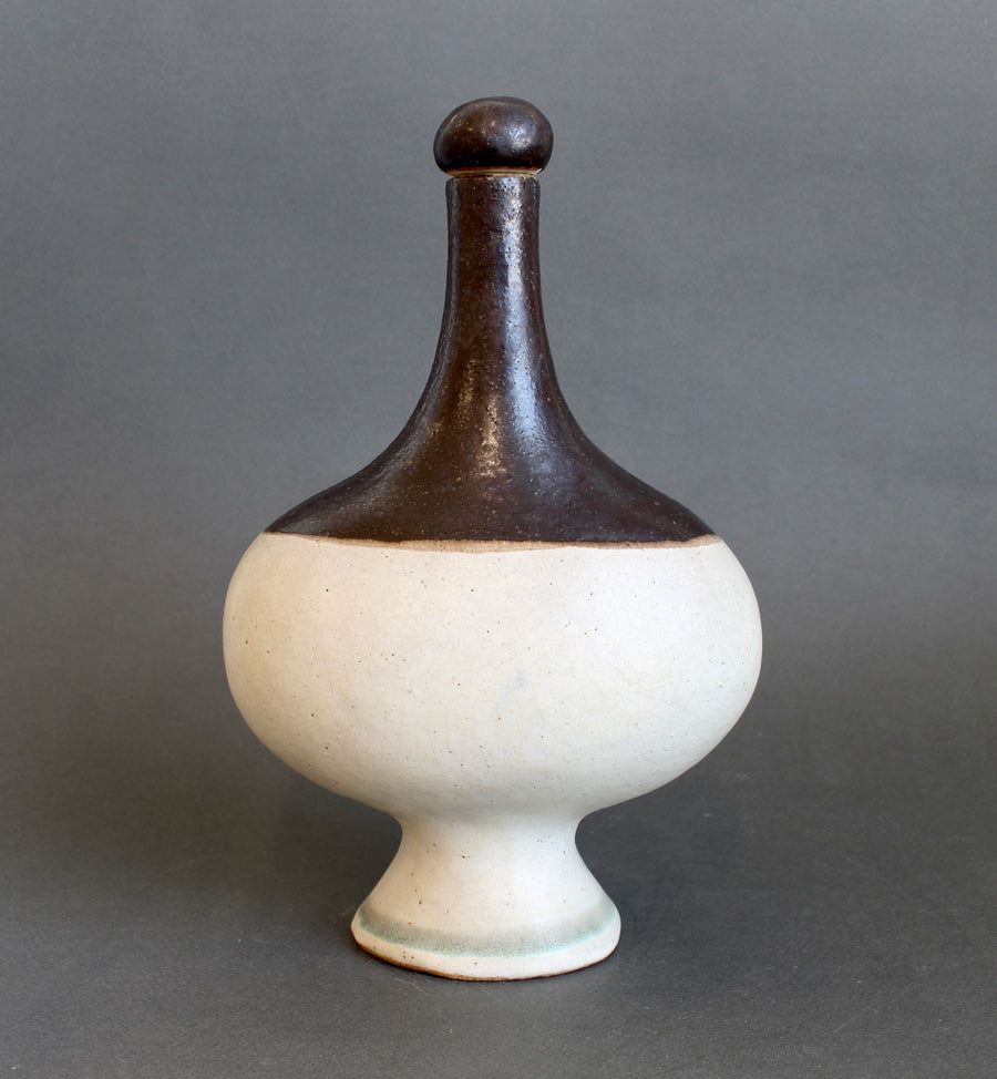 Vintage Italian Ceramic Amphora by Bruno Gambone (circa 1980s)