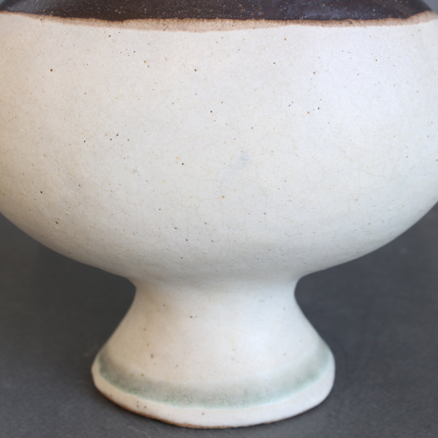 Vintage Italian Ceramic Amphora by Bruno Gambone (circa 1980s)