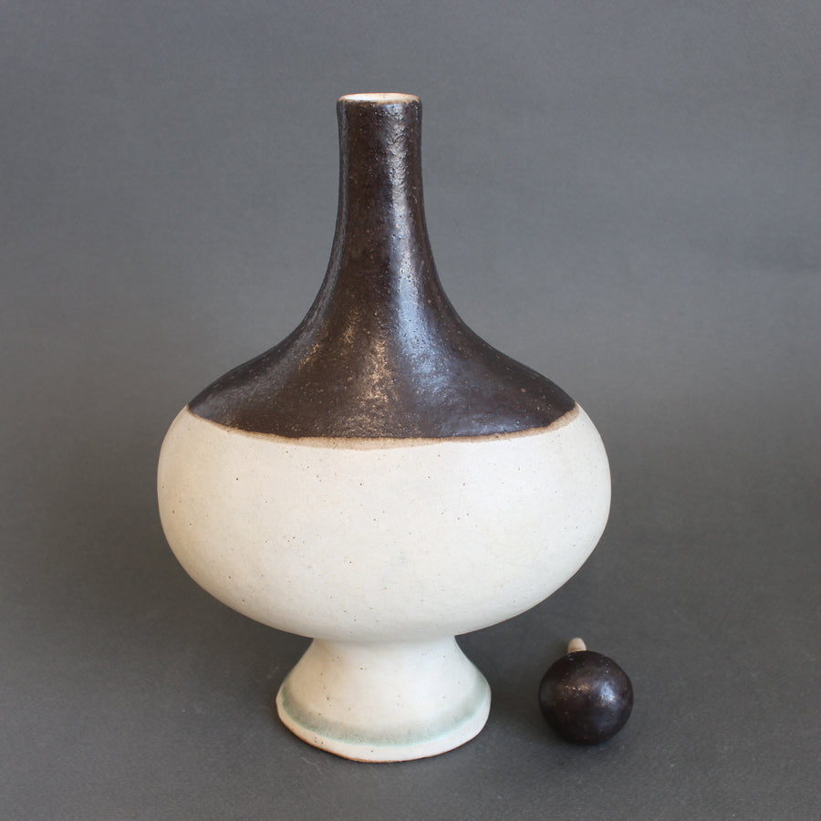 Vintage Italian Ceramic Amphora by Bruno Gambone (circa 1980s)