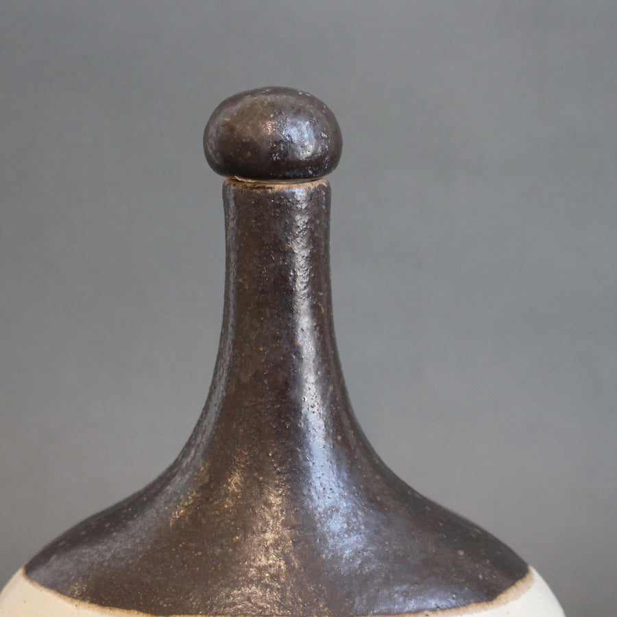 Vintage Italian Ceramic Amphora by Bruno Gambone (circa 1980s)