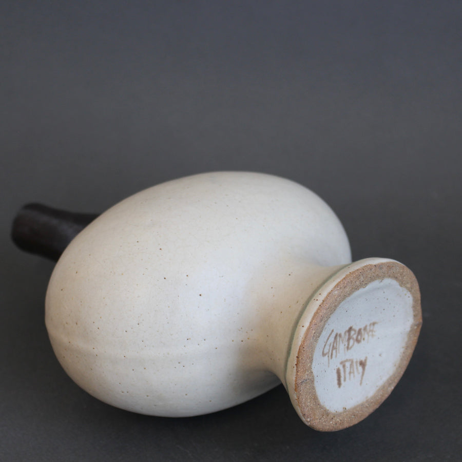 Vintage Italian Ceramic Amphora by Bruno Gambone (circa 1980s)