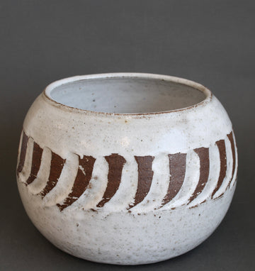 Vintage French Ceramic Cachepot by Albert Thiry (circa 1970s)