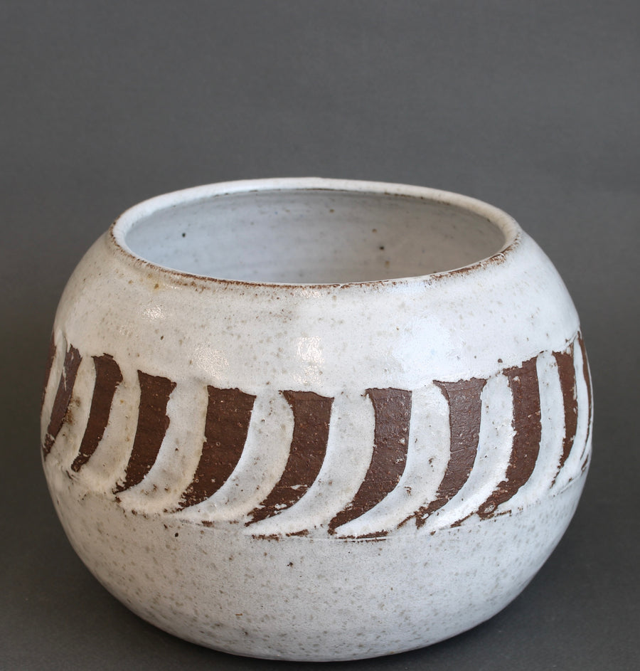 Vintage French Ceramic Cachepot by Albert Thiry (circa 1970s)