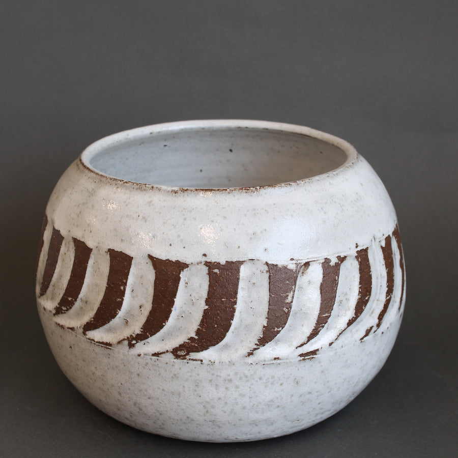 Vintage French Ceramic Cachepot by Albert Thiry (circa 1970s)