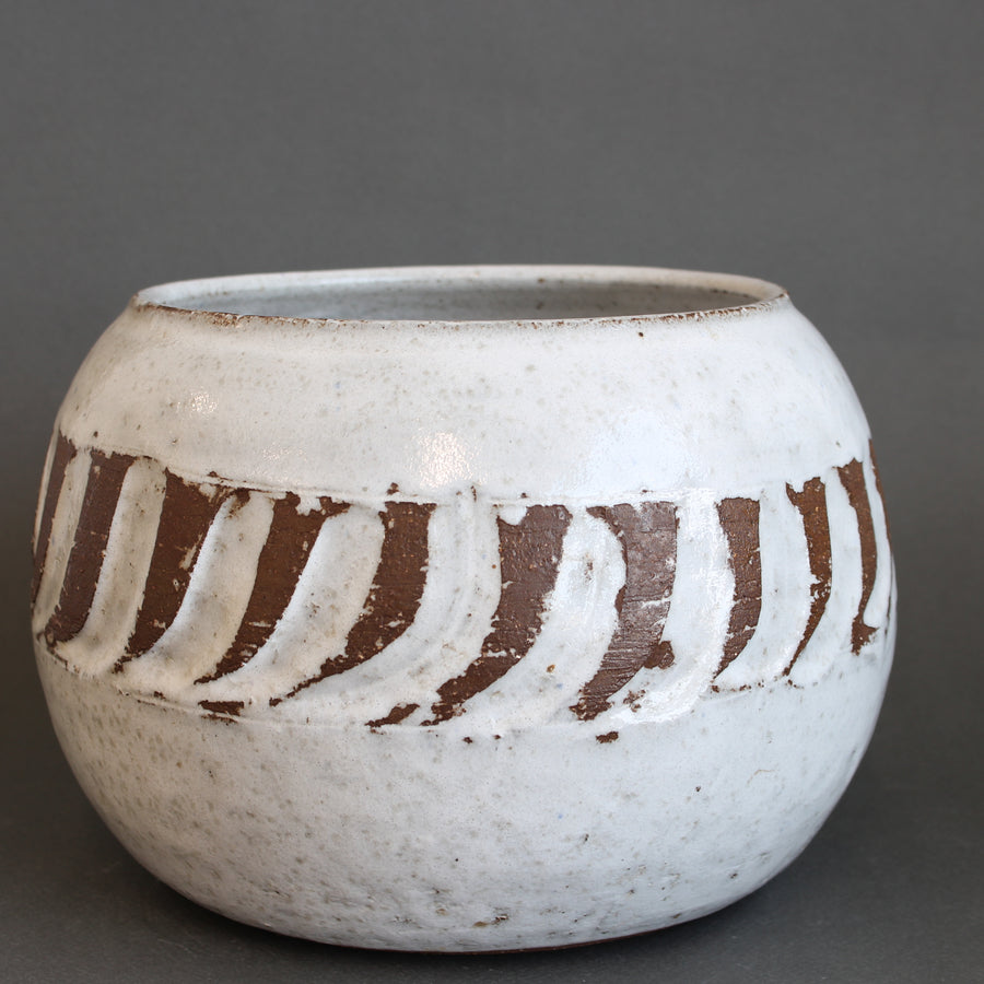 Vintage French Ceramic Cachepot by Albert Thiry (circa 1970s)