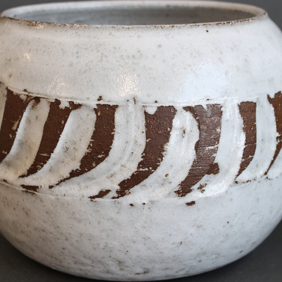 Vintage French Ceramic Cachepot by Albert Thiry (circa 1970s)