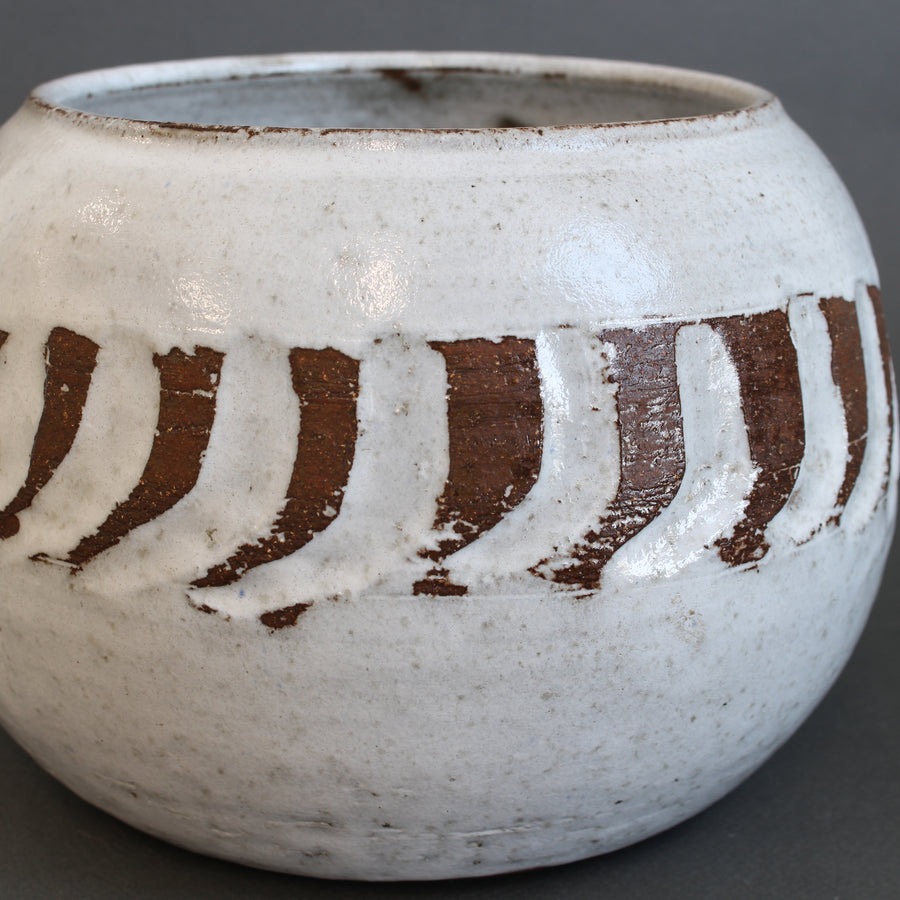 Vintage French Ceramic Cachepot by Albert Thiry (circa 1970s)