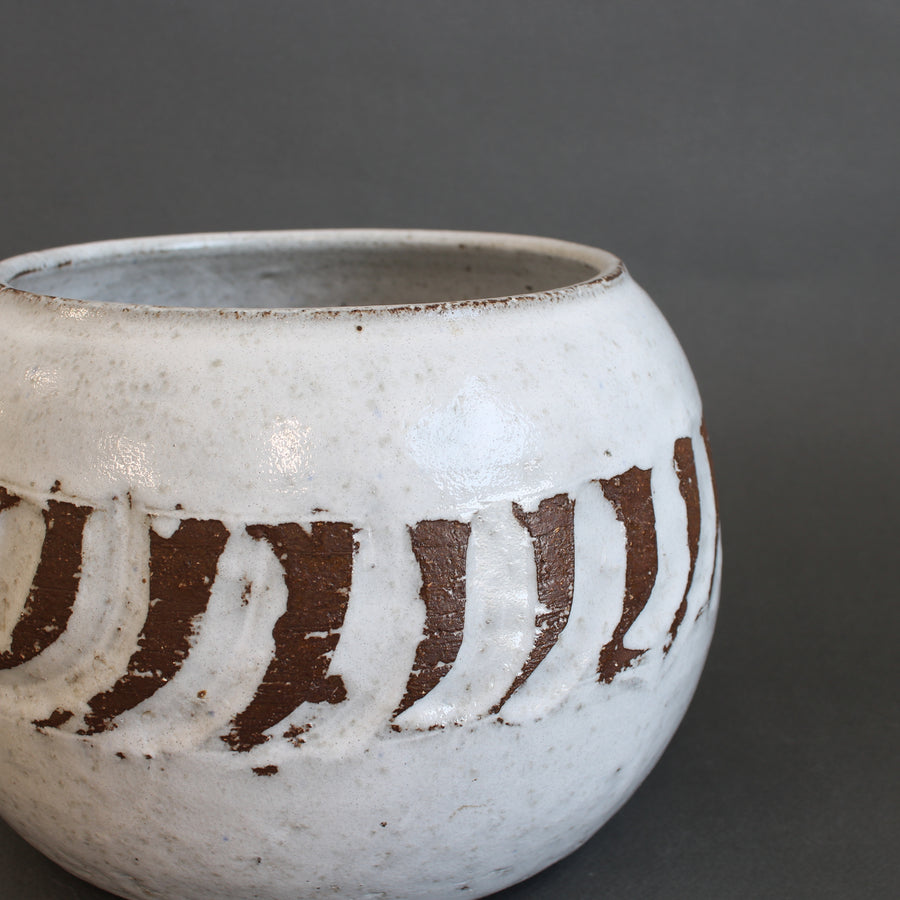 Vintage French Ceramic Cachepot by Albert Thiry (circa 1970s)