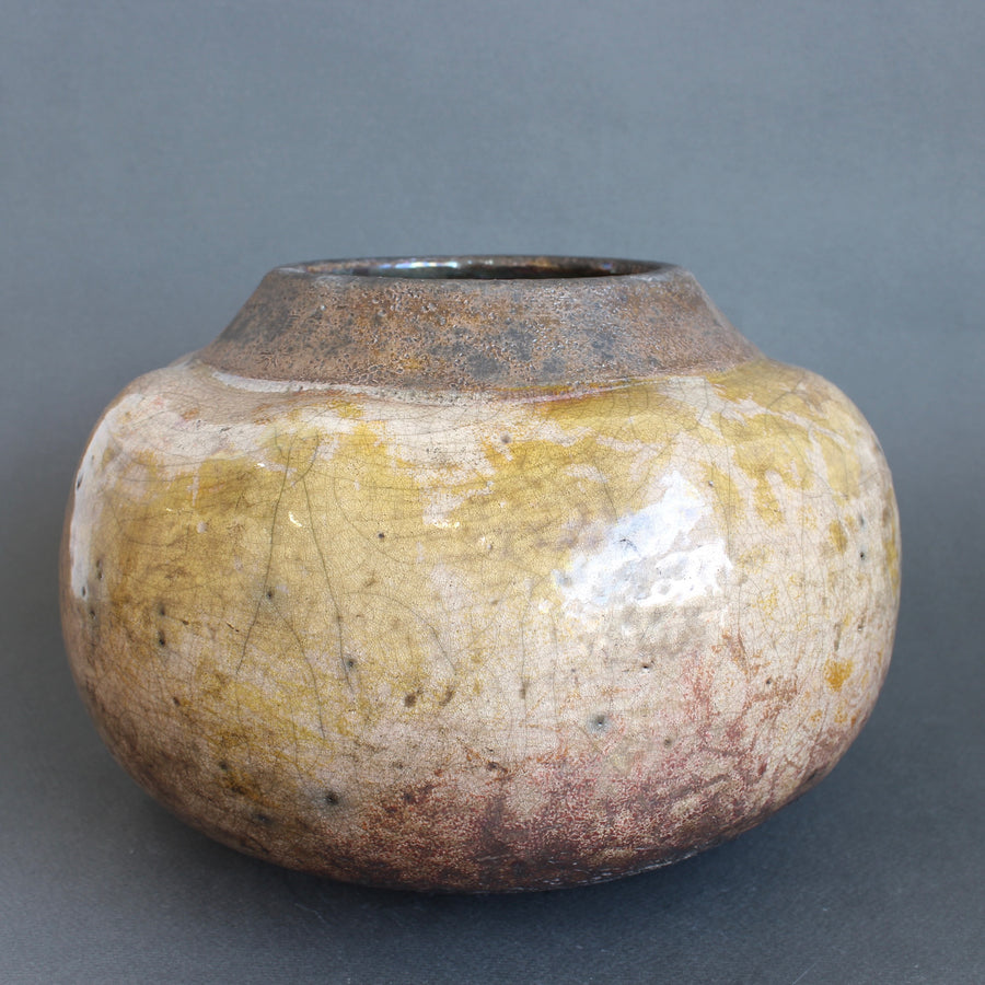 Vintage Ceramic Vase by Gisèle Buthod-Garçon (circa 1980s-90s)