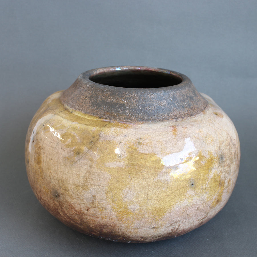 Vintage Ceramic Vase by Gisèle Buthod-Garçon (circa 1980s-90s)