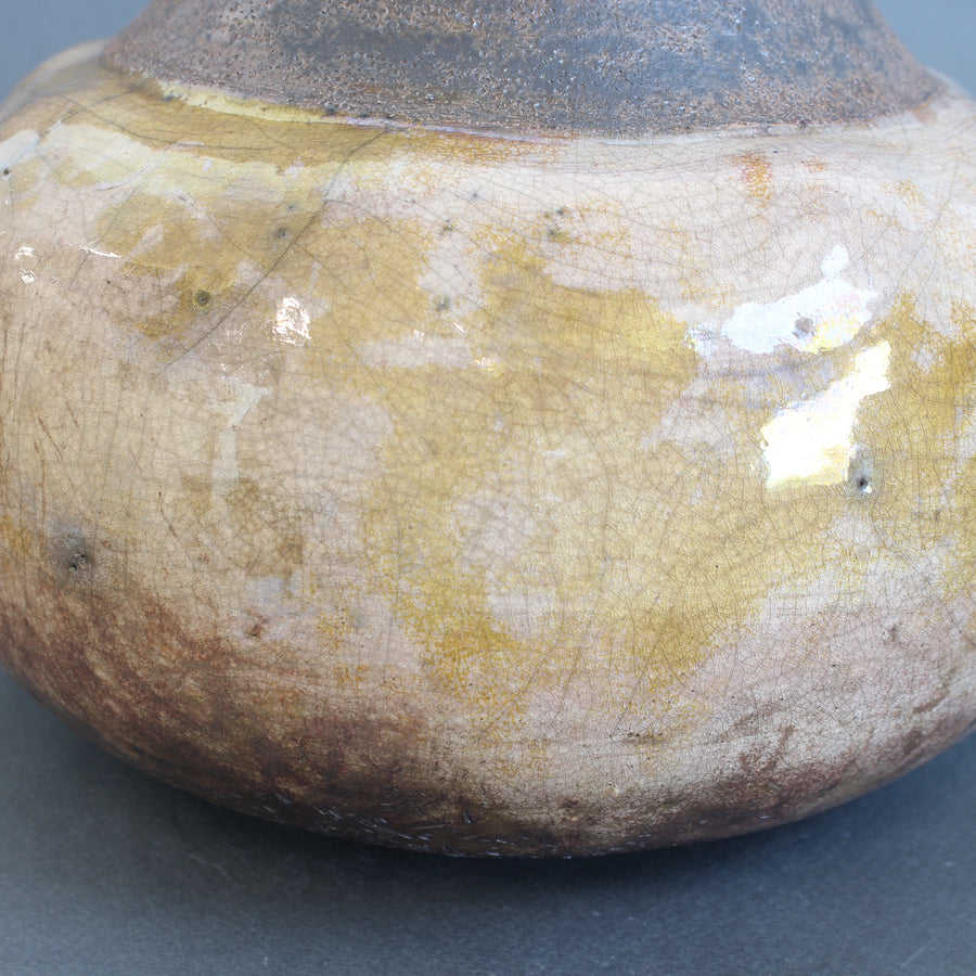Vintage Ceramic Vase by Gisèle Buthod-Garçon (circa 1980s-90s)
