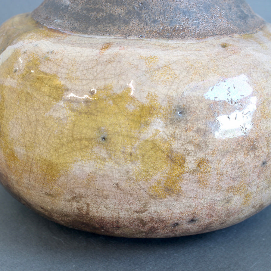 Vintage Ceramic Vase by Gisèle Buthod-Garçon (circa 1980s-90s)