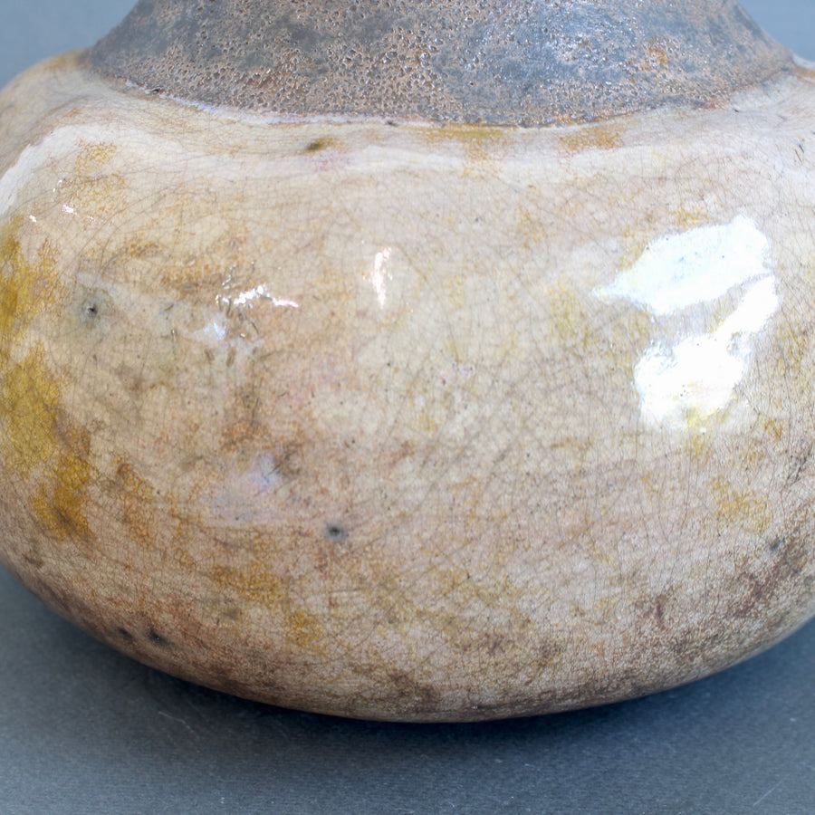 Vintage Ceramic Vase by Gisèle Buthod-Garçon (circa 1980s-90s)